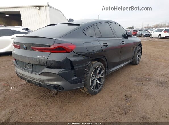5UXCY6C03M9G82802 2021 BMW X6 Black Հետևի աջ