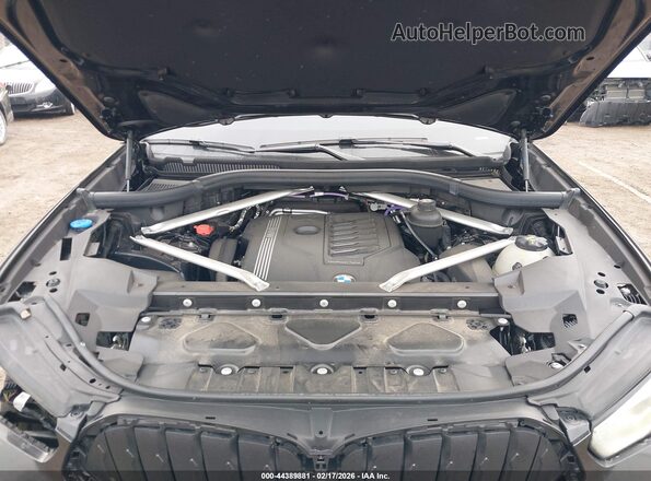 5UXCY6C03M9G82802 2021 BMW X6 Black Հետևի տեսք