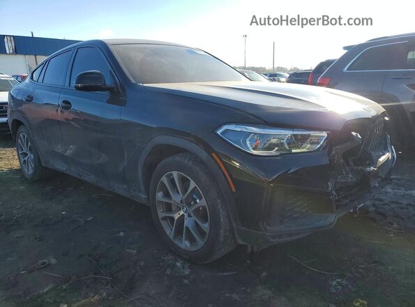 5UXCY6C05N9K94047 2022 BMW X6 Черный Передняя правая четверть