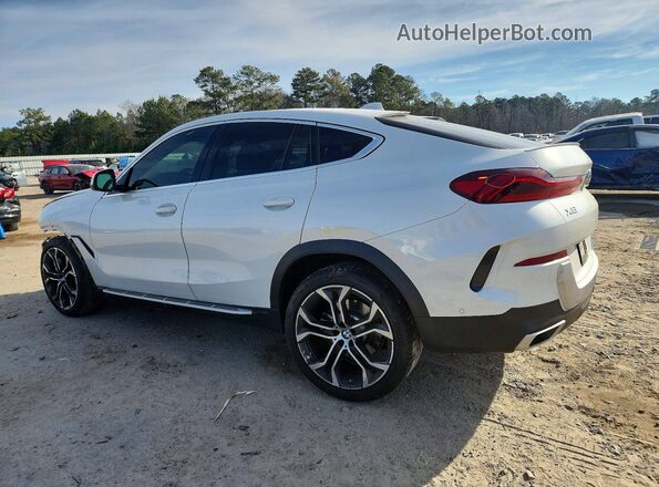 5UXCY6C05N9M73205 2022 BMW X6 White Rear left