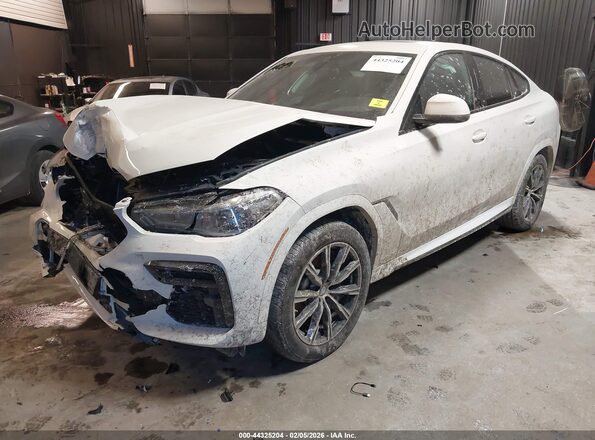 5UXCY6C06P9R42532 2023 BMW X6 White Передня ліва чверть