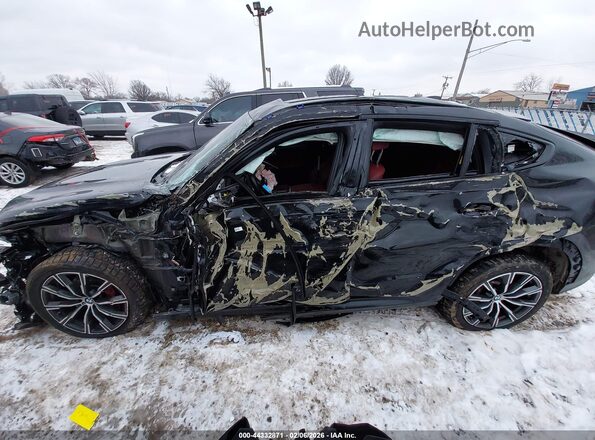 5UXCY6C08M9E11587 2021 BMW X6 Black Widok wnętrza 360 stopni