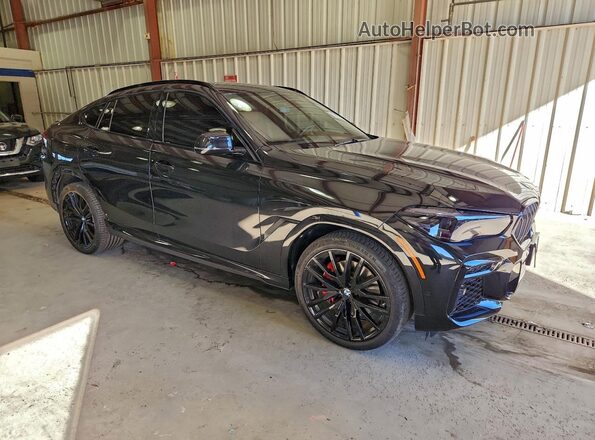 5UXCY6C08N9J51951 2022 BMW X6 Black Առջևի աջ