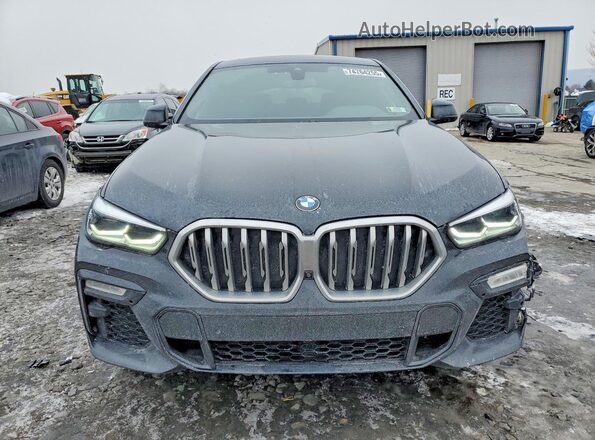 5UXCY6C0XM9F11979 2021 BMW X6 Black Вид спереду