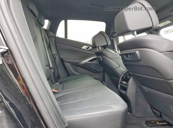 5UXCY6C0XM9F11979 2021 BMW X6 Black Вид задніх сидінь