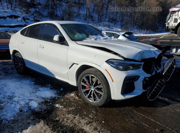 5UXCY6C0XP9N69480 2023 BMW X6 White Delantero derecho