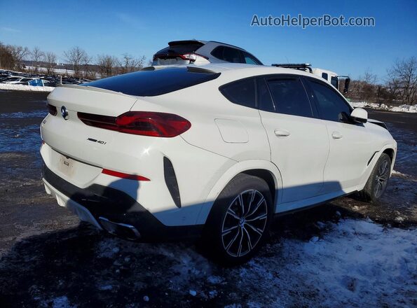 5UXCY6C0XP9N69480 2023 BMW X6 White Trasero derecho