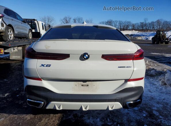 5UXCY6C0XP9N69480 2023 BMW X6 White Vista trasera