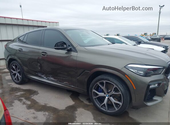 5UXCY8C01LLE40555 2020 BMW X6 Brown 