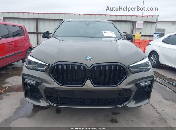 5UXCY8C01LLE40555 2020 BMW X6 Brown 