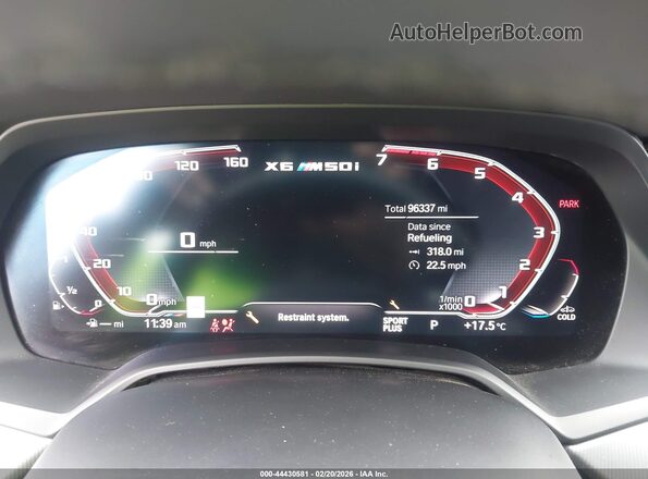 5UXCY8C01LLE40555 2020 BMW X6 Brown 