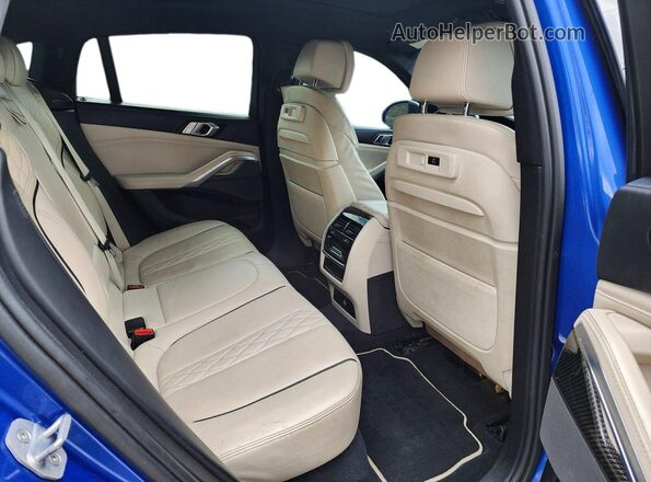 5UXCY8C03LLE40301 2020 BMW X6 Blue Вид ззаду