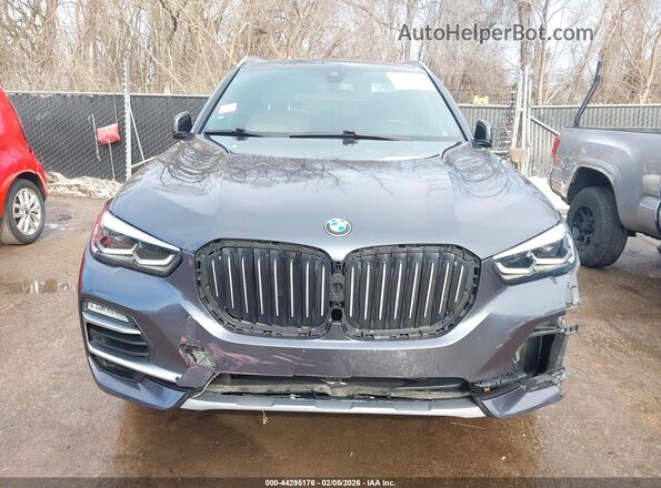5UXJU2C58KLN64541 2019 BMW X5 Gray Widok wnętrza z tyłu