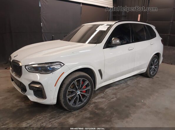 5UXJU4C04P9N59468 2023 BMW X5 Белый Передняя левая четверть