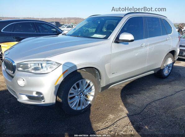 5UXKR0C53G0P27227 2016 BMW X5 Silver Առջևի ձախ երեք քառորդ տեսարան