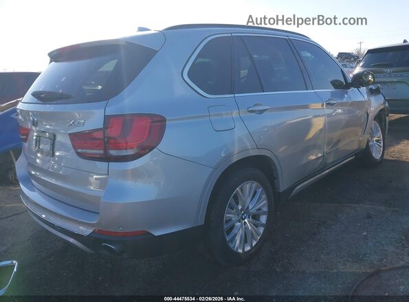 5UXKR0C53G0P27227 2016 BMW X5 Silver Հետևի աջ