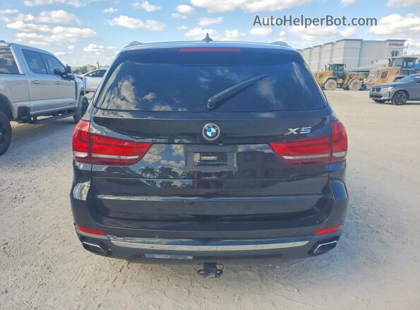 5UXKT0C33H0V96415 2017 BMW X5 Black Հետևի տեսք