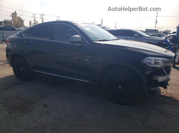5UXKU0C3XH0F99814 2017 BMW X6 Black Delantero derecho