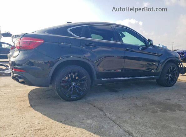 5UXKU0C3XH0F99814 2017 BMW X6 Black Trasero derecho