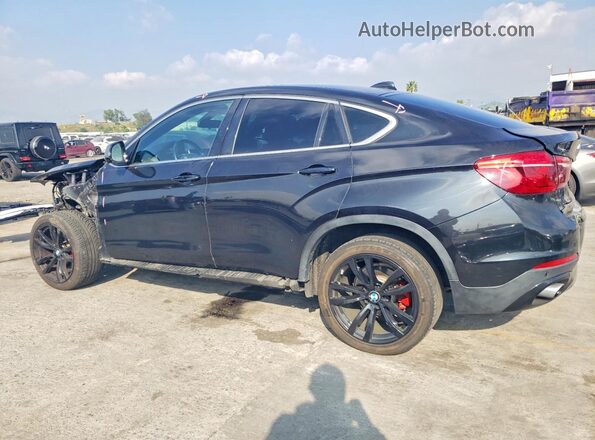 5UXKU0C3XH0F99814 2017 BMW X6 Black Trasero izquierdo
