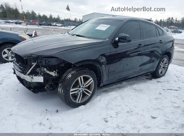 5UXKU2C31H0X47454 2017 BMW X6 Черный Передняя левая четверть