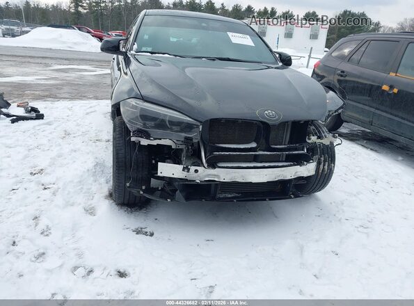 5UXKU2C31H0X47454 2017 BMW X6 Черный Вид спереди