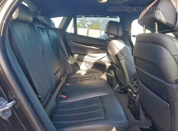5UXKU2C50K0Z64597 2019 BMW X6 Black Rear interior view