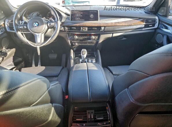 5UXKU2C50K0Z64597 2019 BMW X6 Black Dashboard view