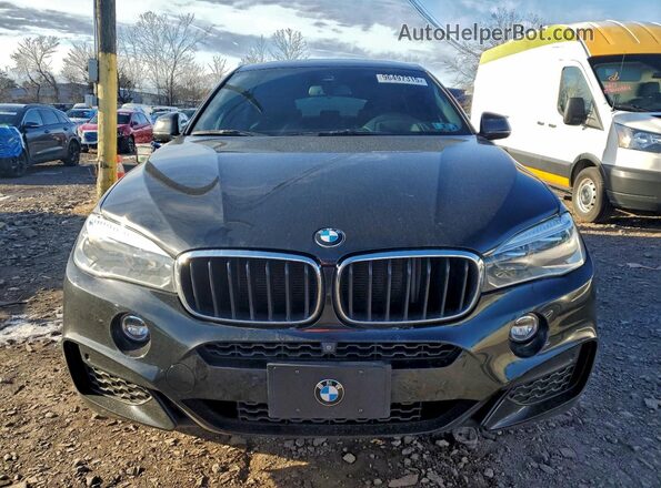 5UXKU2C50K0Z64597 2019 BMW X6 Black Front view