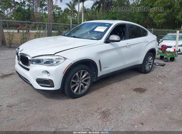 5UXKU2C51J0X50278 2018 BMW X6 White 