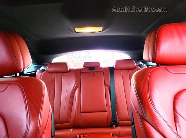 5UXKU2C52K0Z64956 2019 BMW X6 Gray უკანა სავარძლების ხედი
