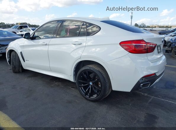 5UXKU2C53J0Z61711 2018 BMW X6 White 