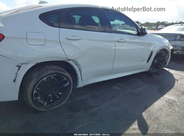 5UXKU2C53J0Z61711 2018 BMW X6 White 