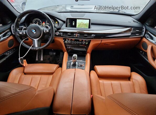 5UXKU6C53K0Z67081 2019 BMW X6 Gray Vista del salpicadero