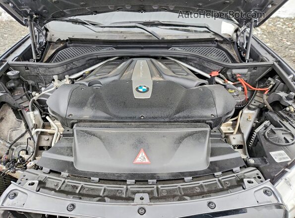 5UXKU6C53K0Z67081 2019 BMW X6 Gray Vista del compartimento del motor