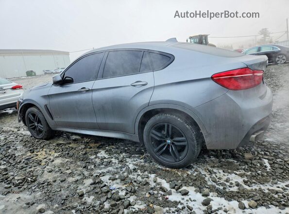 5UXKU6C53K0Z67081 2019 BMW X6 Gray Trasero izquierdo