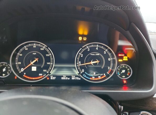 5UXKU6C53K0Z67081 2019 BMW X6 Gray Vista del cuadro de instrumentos