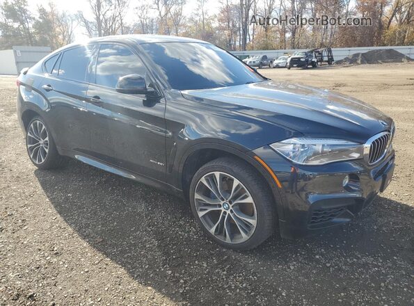 5UXKU6C5XJ0Z66752 2018 BMW X6 Black წინა მარჯვენა