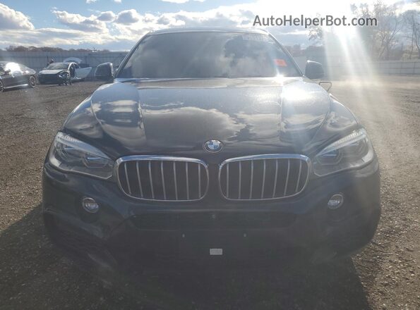 5UXKU6C5XJ0Z66752 2018 BMW X6 Black წინა ხედი