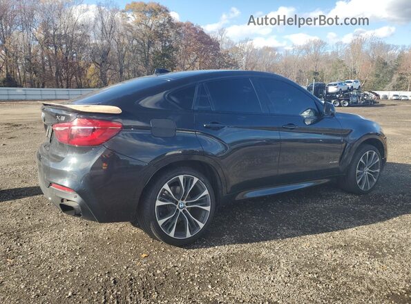 5UXKU6C5XJ0Z66752 2018 BMW X6 Black უკანა მარჯვენა