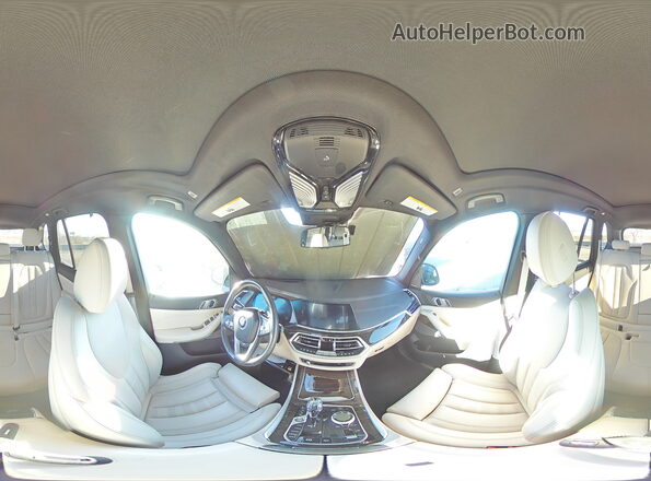 5UXTA6C01M9D34811 2021 BMW X5 Blue Widok naklejki z numerem VIN