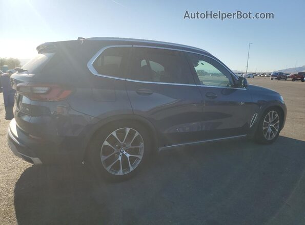 5UXTA6C01M9D34811 2021 BMW X5 Blue Tył prawy
