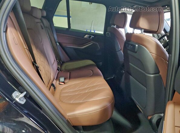 5UXTA6C01P9P30674 2023 BMW X5 Black Rear interior view