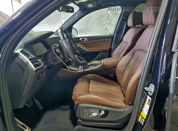 5UXTA6C01P9P30674 2023 BMW X5 Black Front interior view