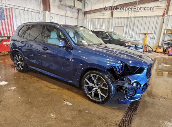 5UXTA6C05M9D84269 2021 BMW X5 Blue 