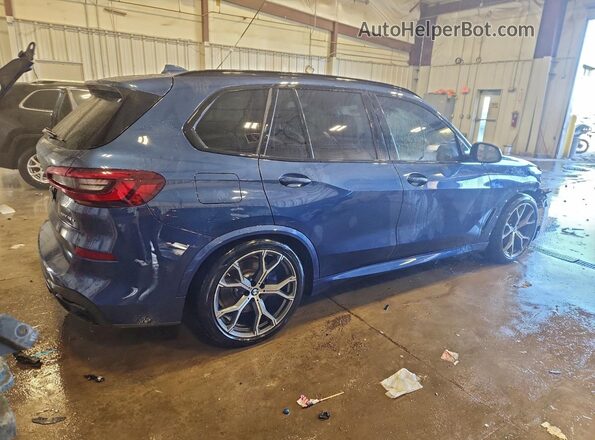 5UXTA6C05M9D84269 2021 BMW X5 Blue 