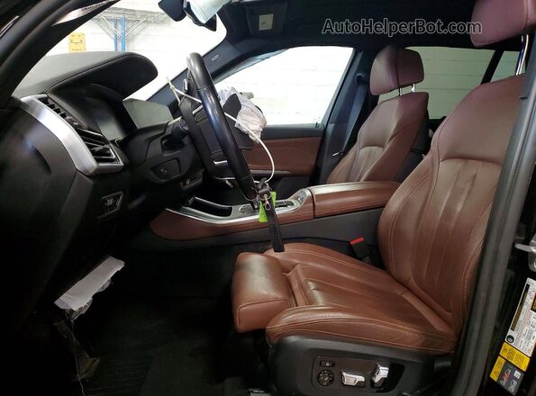 5UXTA6C05N9J15123 2022 BMW X5 Black Vista interior delantera