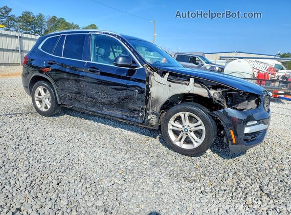 5UXTR7C51KLF31942 2019 BMW X3 Black წინა მარჯვენა