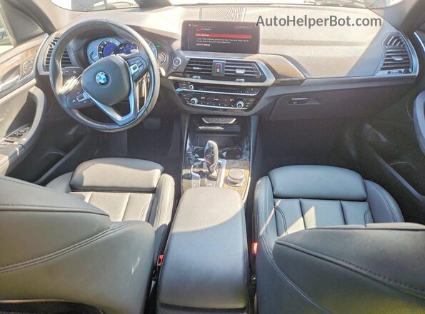 5UXTR7C51KLF31942 2019 BMW X3 Black წინა პანელის ხედი