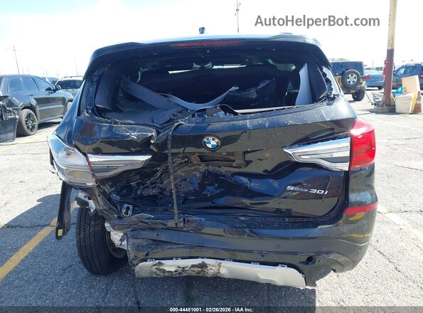5UXTR7C53KLF32882 2019 BMW X3 Black 